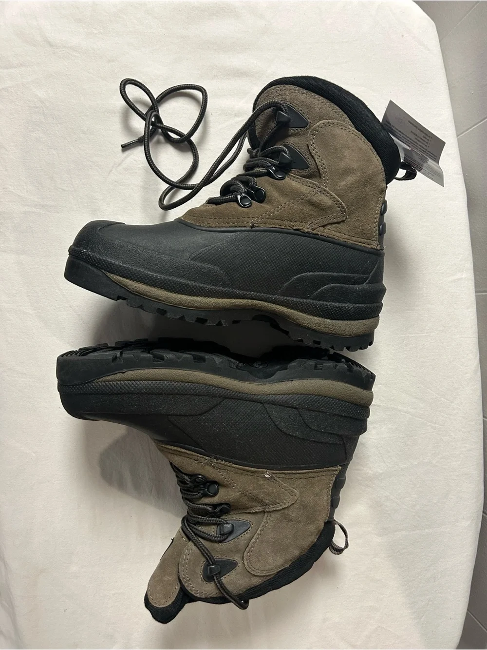 Thermolite Cold Weather Protection Youth 4 Genuine Leather Winter Boots